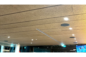 Древесно-стружечные панели на потолке