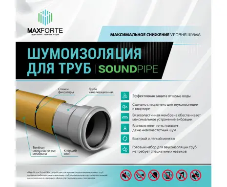 Каталог шумоизоляционных материалов от MaxForte