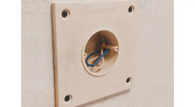 Звукоизоляционный подрозетник Soundbox 1S на 1 розетку Максфорте